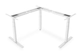 Digitus Desk frame, 60 - 125 cm, Maximum load weight 120 kg, Metal, White