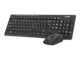 NATEC UZB-1439 UGO Set 2in1 ETNA CW110 Wireless Tastatur+Maus, US-Layout
