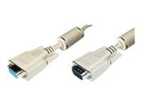 ASSMANN VGA Monitor extension cable HD15 M/F 20.0m 3Coax/7C 2xferrite be