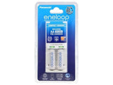 Eneloop Basic charger K-KJ50MCC20E + 2  AA batteries (1900mAh) Panasonic K-KJ50MCC20E Ni-MH, Kit contents   2 x AA rechargeable batteries (1900mAh)