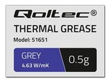 QOLTEC 51651 Qoltec Thermal paste 4.63W/m-K 0,5g grey