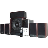 Microlab FC-730 Speaker type 5.1, 3.5mm, Black/Dark Wood, 84 W