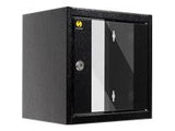 NETRACK 010-045-300-012 wall-mounted cabinet 10 4.5U/300 mm charcoal glass door