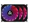 CHIEFTEC 120x120x25mm Tornado RGB Fan set of 3
