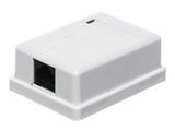 NETRACK 106-20 complete surface-mounted outlet 1xRJ45 8p8c UTP Cat6 LSA