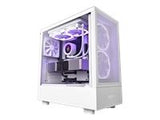 NZXT PC case H5 Flow RGB midi tower white
