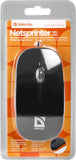 DEFENDER Wired optical mouse NetSprinter MM-440 black+orange 3 buttons 1000dpi