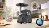 Bosch Food Mincer | MFWS430B | Black | Number of speeds 2 | Throughput (kg/min) 2.5