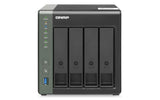 QNAP TS-431X3-4G 4-Bay NAS AL314 4GB DDR3L SODIMM RAM SATA 6Gb/s 1x 10GbE SFP+ LAN 1x2.5GbE + 1xGbE LAN
