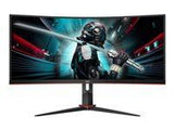 AOC CU34G2/BK 34 colių 1500 mm išlenktas monitorius, 3440x1440, „FreeSync“, WLED, HDMI/DP/USB 3.0