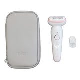 Braun Epilator SES9000 Silk-epil 9 SkinSpa Operating time (max) 50 min Number of power levels 2 Wet & Dry White/Pink