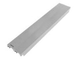 LANBERG 19inch plastic fast assembly fire retardant blanking panel 2U grey