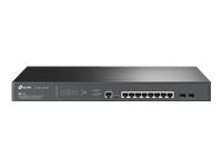 TP-LINK JetStream 8 prievadų 2.5GBase-T ir 2 prievadų 10GE SFP+ L2+ valdomas komutatorius su 8 prievadų PoE+ palaikymu