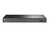 TP-LINK JetStream 8 prievadų 2.5GBase-T ir 2 prievadų 10GE SFP+ L2+ valdomas komutatorius su 8 prievadų PoE+ palaikymu