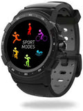MyKronoz Zesport 2 460 mAh, Smartwatch, Touchscreen, Bluetooth, Heart rate monitor, Black/Grey, GPS (satellite),