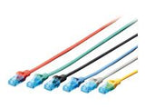 DIGITUS DK-1512-0025/G DIGITUS Premium CAT 5e UTP patch cable, Length 0.25m, Color green