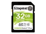 KINGSTON 32GB SDHC Canvas Select Plus 100R C10 UHS-I U1 V10