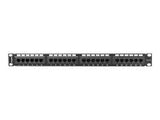 LANBERG PPU5-1024-B Lanberg Patch Panel 24 port 1U, cat. 5e, black