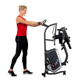 Hammer Recumbent Bike CleverFold RC5 Computer controlled, 120 kg, Black/White, LCD display