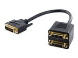 4WORLD 08736 4World Adapter DVI-I M 24+5 > 2 x DVI-I F 24+5 black
