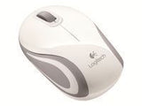 LOGITECH Mouse Wireless M187 Mini Mouse White - Tiny unifying nano receiver - Muis Wit Draadloos