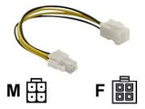 DELOCK Power cable P4 male/female