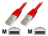 DIGITUS CAT 5e U-UTP patch cable PVC AWG 26/7 length 1 m color red