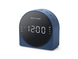Muse Dual Alarm Clock radio PLL M-185CBL AUX in,