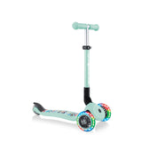Globber Junior Foldable Fantasy Lights Scooter, Mint