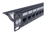 NETRACK 104-20 patch panel keystone 19 24-ports UTP with shelf