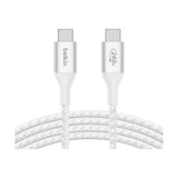 Belkin USB-C cable Male 24 pin USB-C Male 24 pin USB-C White 1 m