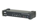 ATEN CS1924M-AT-G ATEN CS1924M 4-Port USB3.0 4K DisplayPort KVMP Switch with Built-in MST Hub