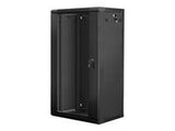 LANBERG WF01-6422-10B wall-mounted rack 19inch demounted flat pack 22U/600x450mm black