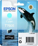 Epson T7605 Ink Cartridge, Light Cyan