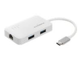 EDIMAX EU-4308 Edimax USB-C to 3-Port USB 3.0 Gigabit Ethernet Hub