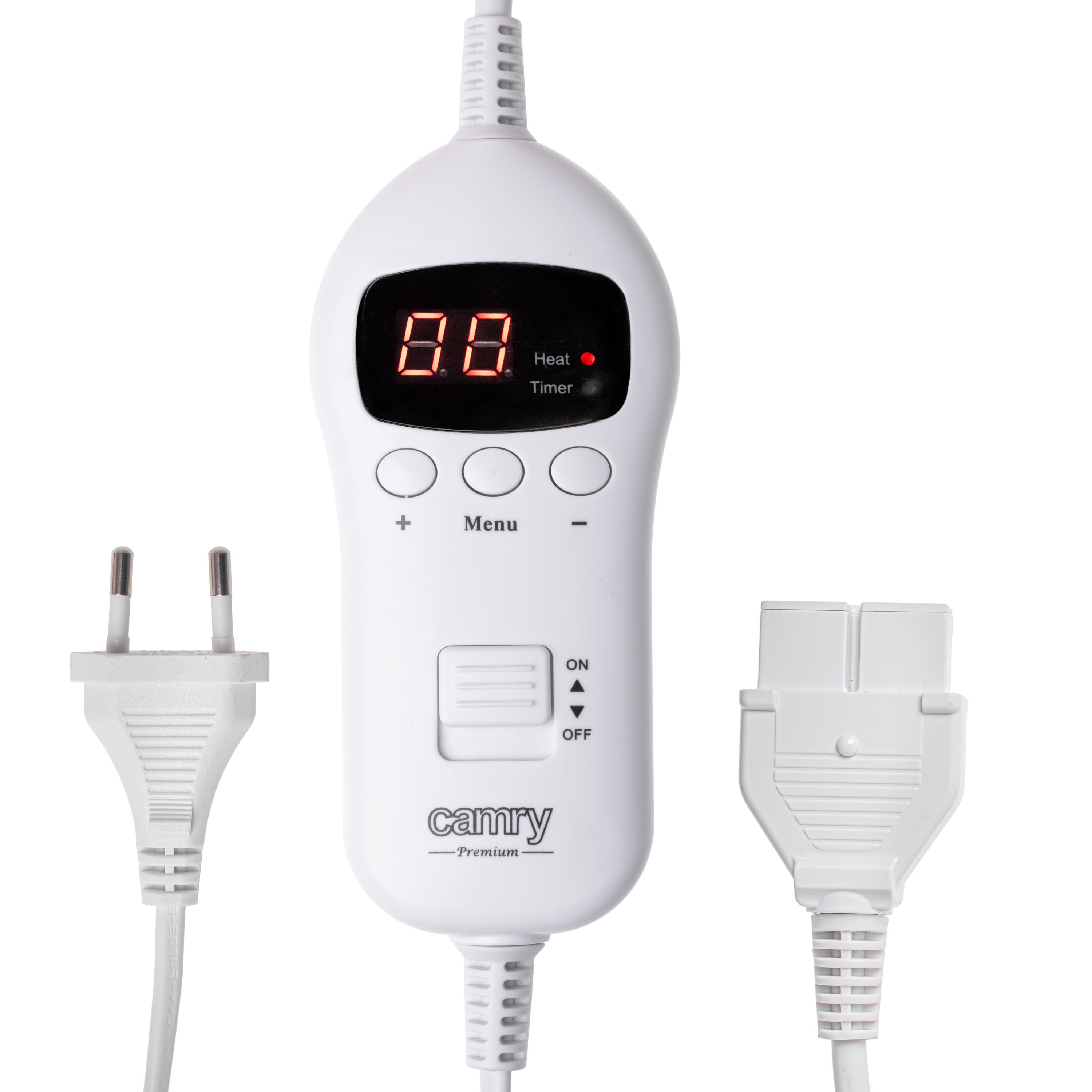 Camry | Electric Heating Throw-Blanket with Timer | CR 7441 | Number of heating levels 10 | Number of persons 1 | Remote control | 120 W | Red/White