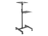 LOGILINK BP0069 LOGILINK - Steel adjustable projector/ laptop trolley