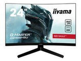 IIYAMA G-MASTER G2466HSU-B1 61cm 24inch ETE Curved Gaming 1920x1080 165Hz 250cd/m2 1ms Speakers DP 2xHDMI USB-HUB
