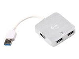 I-TEC USB 3.0 Metal Passive HUB 4 Port without power adapter for Notebook Ultrabook Tablet PC Support Win and Mac OS