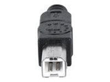 MANHATTAN USB 2.0 Device Cable 5m black USB 2.0, Type-A Male / Type-B Male 15ft.