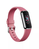 Fitbit Luxe Fitness tracker, Touchscreen, Heart rate monitor, Activity monitoring 24/7, Waterproof, Bluetooth, Platinum/Orchide