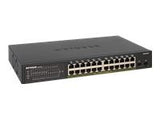 NETGEAR S350 Series 24-Port Gigabit PoE + Ethernet Smart Managed Pro Switch with 2 SFP Ports Budget 190W Rackmount