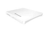 TRANSCEND 8X DVDS-W Ultra-slim Writer USB 2.0 extern White CD-R/RW DVD+/-R DVDR+/-W DVD+/-R DL DVD-RAM
