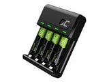 GREEN CELL Charger VitalCharger + 4x AAA 800mAh Ni-MH