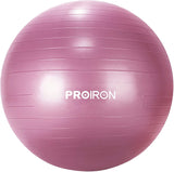 PROIRON Exercise Yoga Ball Balance Ball, Diameter: 65 cm, Thickness: 2 mm, Red, PVC