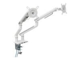 ART GAS DESK MOUNT FOR 2 LED / LCD MONITORS 17-32inch 2-9kg 2xUSB 3.0 PREMIUM ALU