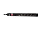 LOGILINK PDU8C01 LOGILINK- 19 PDU 1U 8 Germany Socket with ON/OFF Switch