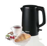 Gorenje Kettle K15DWB Electric, 1800 W, 1.5 L, Plastic, Black, 360� rotational base