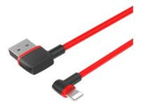 UNITEK C4047RD Unitek L-Shape USB - Lightning Cable, 1.0m, red; C4047RD