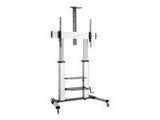 LOGILINK BP0084 TV monitor cart 60ââ¬â100inch height adjustable 100kg max.